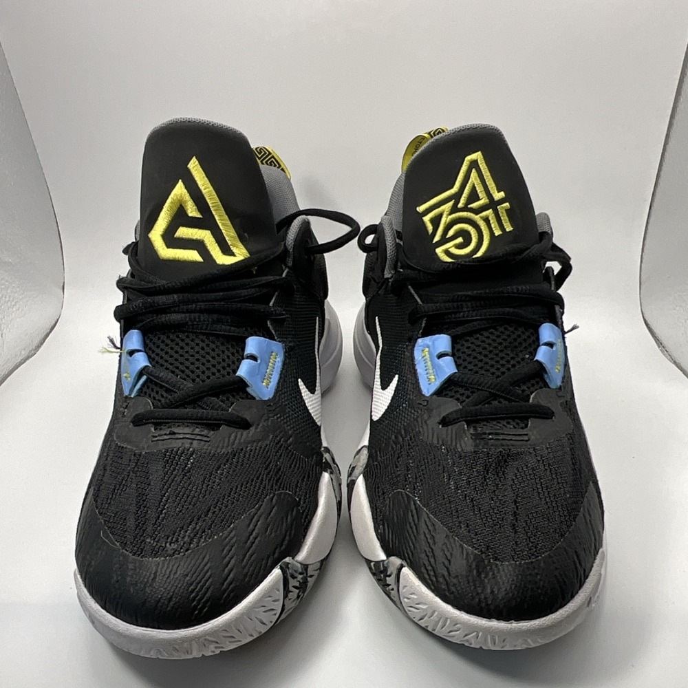 Nike Giannis Immortality 2 Sneakers Black White Blue Boys US 6Y DQ1943-001 - Picture 8 of 11